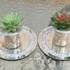 set-of-2-crushed-jewels-diamante-mirrored-candle-plate-centerpiece-15cm