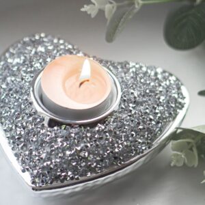 silver-sparkle-diamante-heart-shaped-tea-light-candle-holder-home-decor-ornament