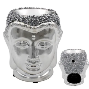eaglewiz-silver-sparkle-buddha-head-crushed-crystal-fragrance-oil-burner-wax-warmer-ornament