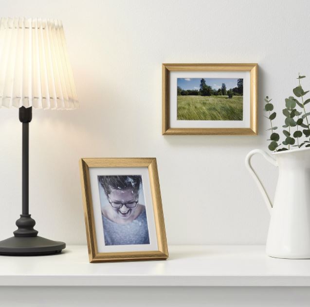 IKEA Silverhojden Picture Frame Golden, Silver (13x18cm)