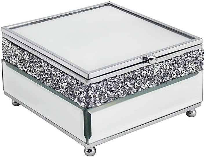 Mirror Crystal Jewelry Box