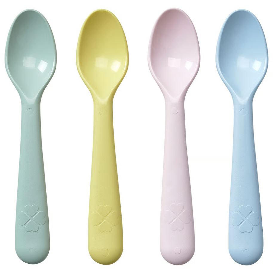 IKEA Spoon mixed Pack of 4 Multicolor