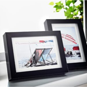 ikea-ribba-collage-photo-picture-frame-black-white-oak-effect-50-x-23-cm