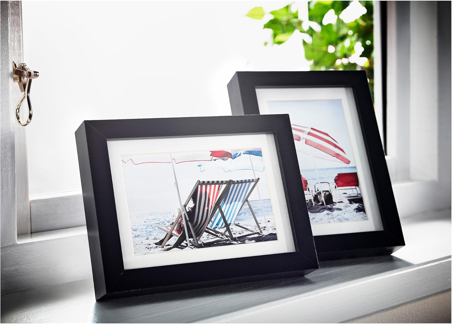 IKEA Ribba Collage Photo/Picture Frame Black, White, Oak Effect 13x18cm