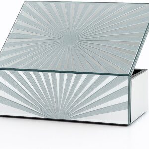 sunrays-silver-glass-mirrored-jewellery-box-organiser-modern-trinket-storage-box