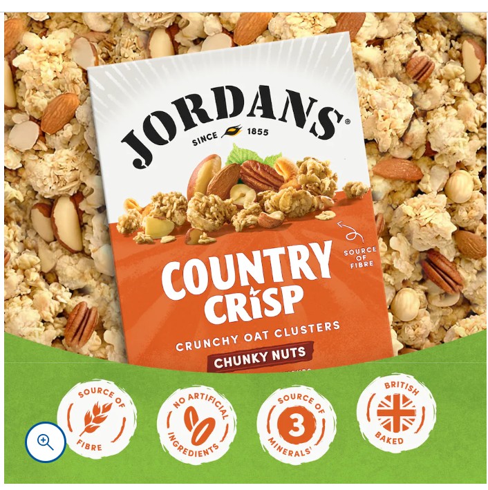 Jordans Country Crisp Chunky Nut Cereal 450g